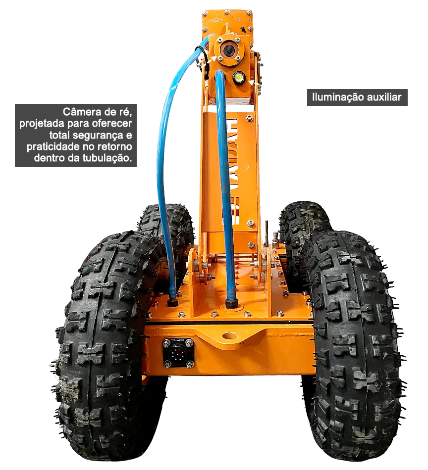 Robô VX 600L - Câmera de ré